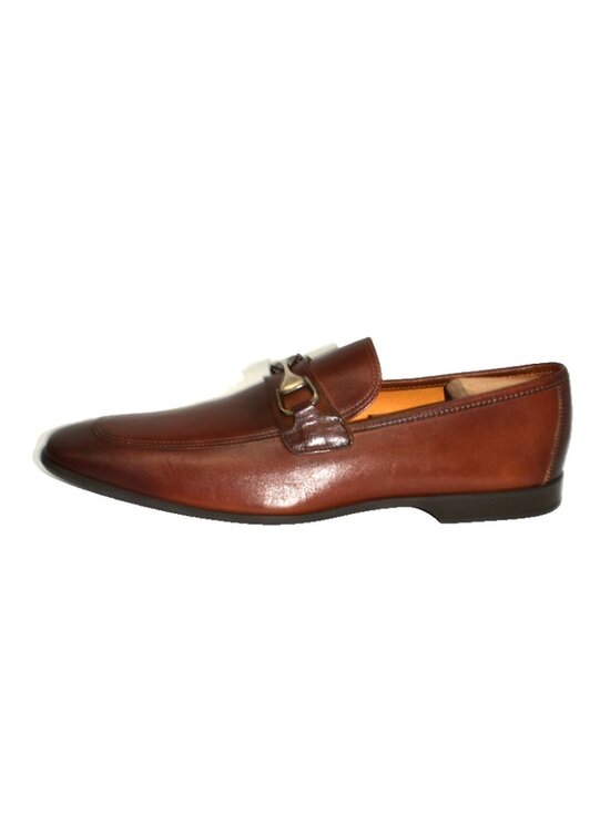 New! Magnanni Tazon Cognac Brown Bit Loafers Size 12 M 24185 DD150A main image 4